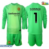 Inter Milan Yann Sommer #1 Keeper Tredjedraktsett Barn 2025-26 Langermet (+ Korte bukser)